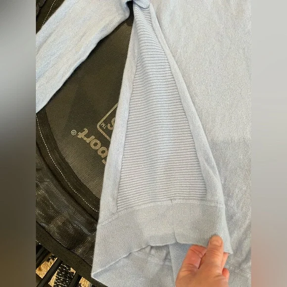 Halogen 100% Cashmere Light Blue Sweater, size S - Picture 2 of 4